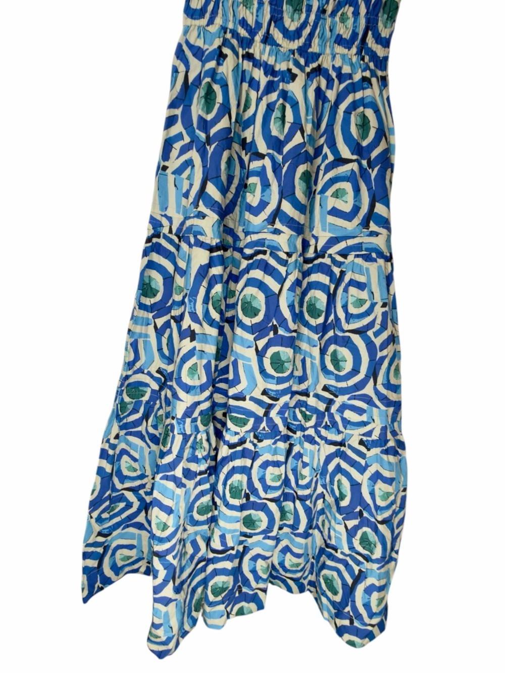Area Stars NWOT Women’s “Hampton” Short Sleeve Tiered Midi Dress W/Pockets. XS. - Picture 15 of 16